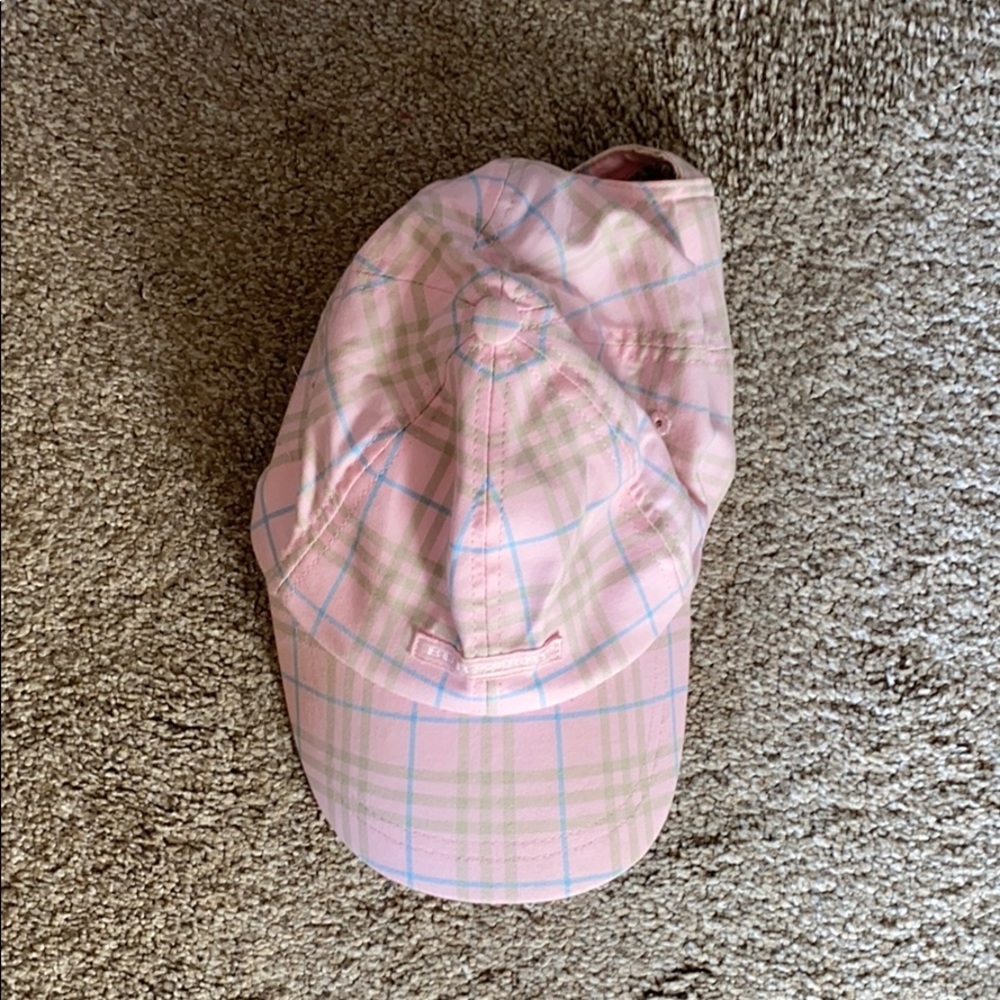 Pink Burberry Hat